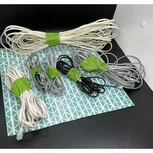 Landline Home Telephone Chords‎ LOT 6 Assorted Lengths